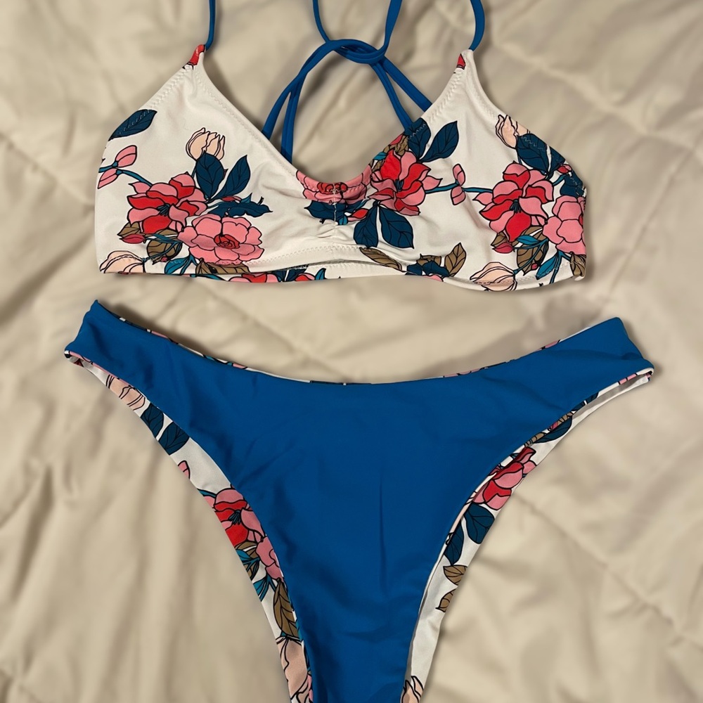 Cupshe Floral Bikini Set